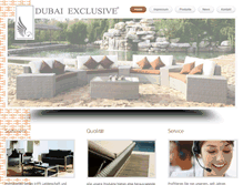 Tablet Screenshot of dxb-exclusive.com